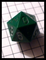 Dice : Dice - DM Collection - B&G Enterprizes Green Opaque 20D - KC Trade Nov 2011